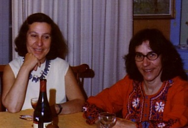 Vivian Fine with sister Eleanor Fagin